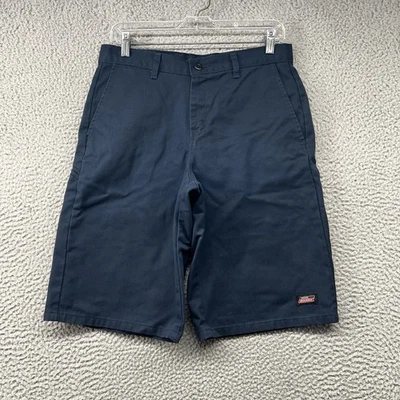 Vintage Dickies Shorts Mens 30 Fit 31 Navy Chino Carpenter Loose Baggy Skater - Image 1 of 4