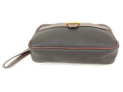 Dunhill Clutch bag Brown black Women Authentic secondhand - image 1 of 4