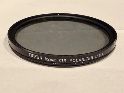 Tiffen 82mm Circular Polarizer / Polarizing Filter with Case, Stem Screw & Box - Image 1 of 4