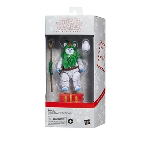 Figura Star Wars Black Series: Ewok (Edición Holiday) - Imagen 1 de 2