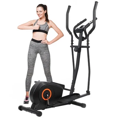 Magnetic Elliptical Cross Trainer Stepping Training Adjustable Home Gym Workout - Image 1 of 4