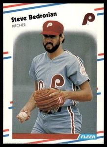 1988 Fleer #298 Steve Bedrosian - Picture 1 of 2