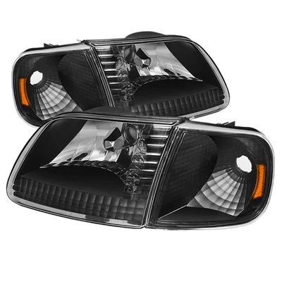 Faróis de cristal SPYDER 5070319 * Compatível com Ford F-150 2000-2003 - Imagem 1 de 4