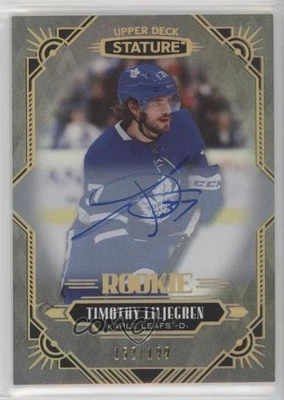 2020-21 Upper Deck Stature Rookies /199 Timothy Liljegren #193 Rookie Auto RC - Image 1 of 2