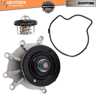 Water Pump for Jeep Liberty Grand Cherokee Commander 3.7L 4.7L SOHC W/Thermostat Foto 1 de 4