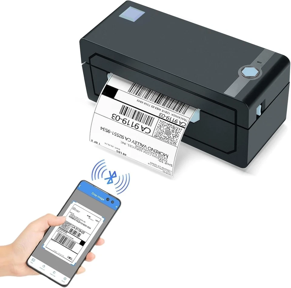 JADENS JD‑268BT Bluetooth Thermal Shipping Label Printer - Image 1 of 1