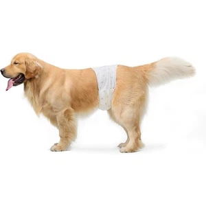 Disposable Dog Diapers Male Pet Wrap Pads Absorbent Leak Proof Large bulk 50 pk - Picture 1 of 4