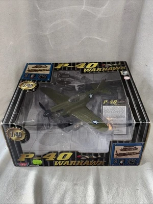 Sealed P-40 Warhawk Texas Longhorn in 1:48 Scale by Motor Max #76369 - Image 1 of 4