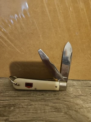 Vintage Colonial O's Gold Seeds Farm Folding Pocket Knife USA 2 Blade - Image 1 of 4