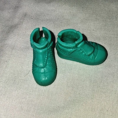 Zapatos de muñeca Stacie vintage años 90 zapatillas verdes para Barbie familia moda Foto 1 de 3