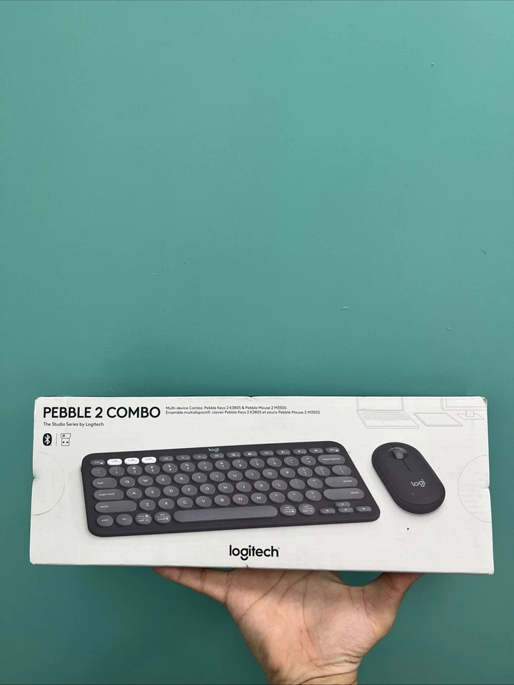 Logitech Pebble 2 Combo Compact Wireless Keyboard & Mouse 920-012061