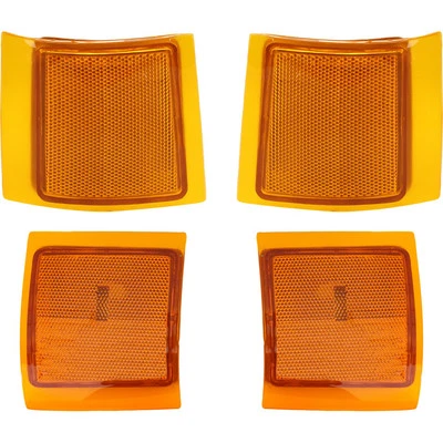 Juego de marcadores laterales inferiores delanteros izquierdo y derecho para Chevrolet Tahoe 1995-2000 Foto 1 de 4