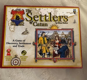 Die Siedler von Catan von Klaus Teuber, Mayfair Games #483, komplett CIB - Bild 1 von 8