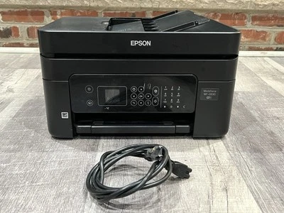 Epson WorkForce Black WF-2830 All-In-One Inkjet Printer-TESTED/WORKS - Image 1 of 4