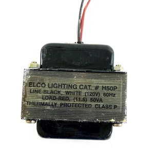Transformador de iluminación ELCO H50P 120V a 11,5 V 50 VA empotrado y halógeno bajo voltaje - Imagen 1 de 4