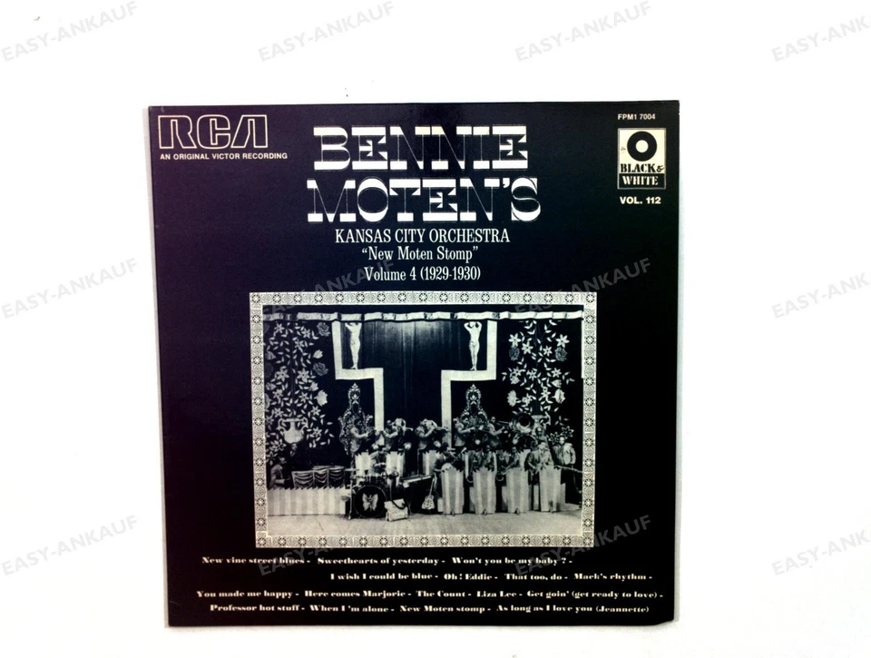 Bennie Moten's Kansas City Orchestra-Volume4(1929-1930)"NewMotenStomp"FRALP '* - Image 1 of 1