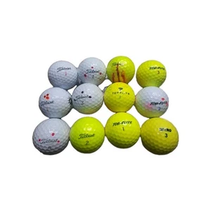 Titleist Golf Balls/Top Flite Mixed LOT 12 Balls - Picture 1 of 3