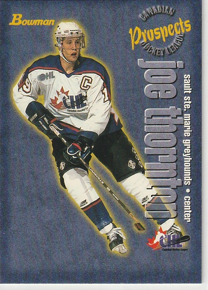 Joe Thornton 1997-98 Bowman CHL Prospects Rookie #125 RC Boston Bruins - Image 1 of 1