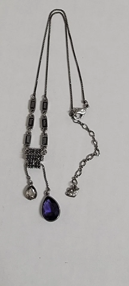 施华洛世奇财富紫色紫水晶水钻项链 — 第 1/1 张图片