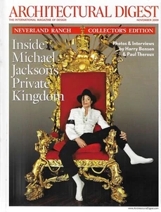 Architectural Digest Nov 2009 Michael Jackson Private Kingdom Neverland Benson T - Picture 1 of 9