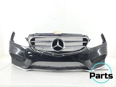 2010-2016 MERCEDES E350 W212 FRONT BUMPER ASSEMBLY OEM DEEP BLACK 🔴DAMAGED🔴 - Image 1 of 4