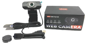 Webcam With Microphone Webcam 1080P USB Computer Web Camera, Office, Home NEW! - Picture 1 of 7