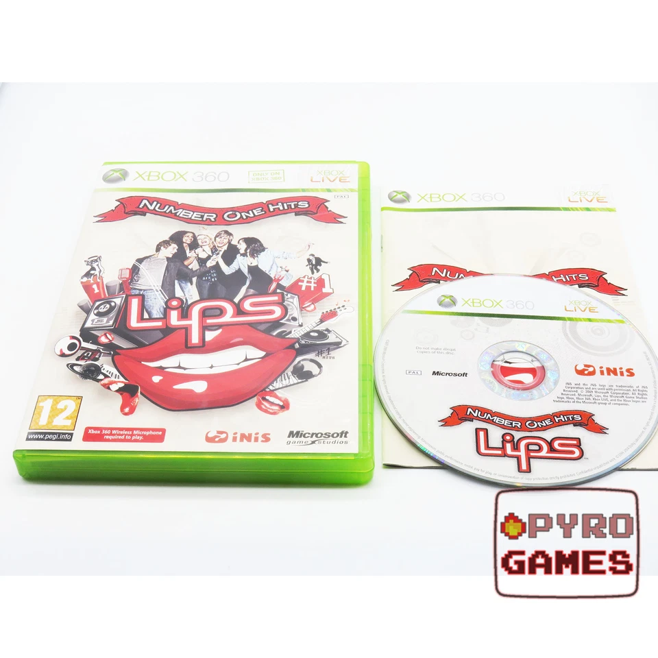 Lips: Number One Hits - Xbox 360 - PAL - Image 1 of 1
