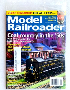 MODEL RAILROADER MAGAZINE APRIL 2023 COAL COUNTRY IN THE 50S WIRING TRACKS - Picture 1 of 2