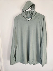 Marika Size XL Women Green Running Long Sleeve Hoodie Hooded Sweatshirt - Picture 1 of 5