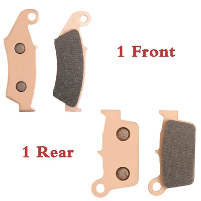 Front + Rear Brake Pads for Yamaha YZ125 YZ250 YZ250F YZ450F 2003-2007 2004 2005 - Image 1 of 4