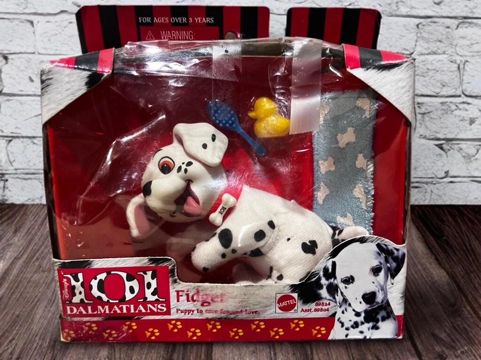 Nuevo Fidget 101 Dálmatas Disney Mattel Fidget Cachorro (Desgaste en caja) Foto 1 de 4