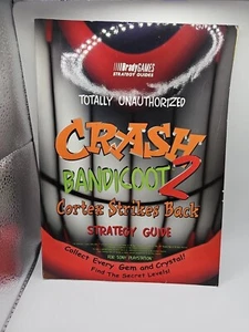 Crash Bandicoot 2 Cortex Strikes Back Strategy Guide Brady Sony Playstation 1997 - Picture 1 of 4