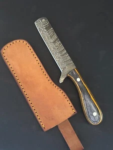 9" Cow Boy Bull Cutter Firestorm Damascus Steel Knife For Hunting OX 3456, - Picture 1 of 5