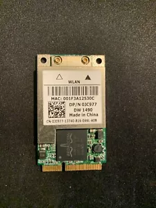 Dell Broadcom Wireless Wifi Card DW1490 0JC977 BCM94311MCAG - Picture 1 of 2
