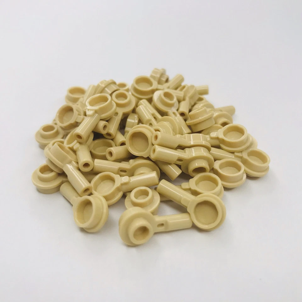 LEGO BULK Black Bar 1l With 1x1 Round Plate Hollow Stud #32828