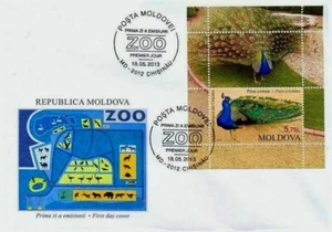 Moldova stamps! FDC (First Day Cover), Zoological Gardens in Chisinau, MNH, 2013 - Picture 1 of 2