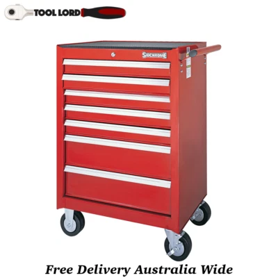 Sidchrome 7 Drawer Heavy Gauge Steel Roller Cabinet Tool Box Trolley SCMT50207 - image 1 of 3