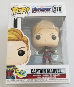 Nuovo con scatola Funko PoP! Avengers Endgame figura Captain Marvel con protezione - Foto 1 di 6