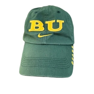 Gorra Baylor University Bears Nike verde ajustable con tirantes Dri-Fit algodón - Imagen 1 de 4