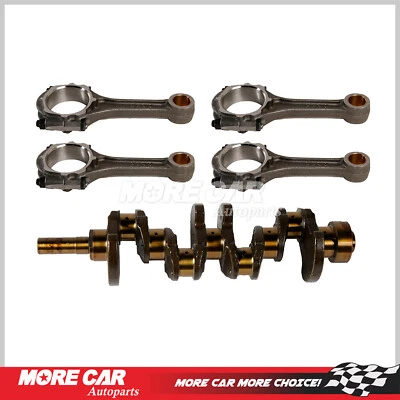 Коленвал с 4 соединительными штоками комплект подходит 75-95 Toyota пикап 4Runner Celica L4 - Изображение 1 из 4