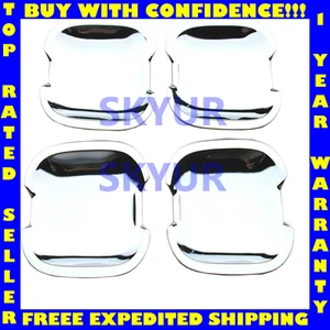 Mercedes C ML Chrome Exterior Door Handle Cover/Scuff Plate Set (4 Piece) URO - Picture 1 of 2