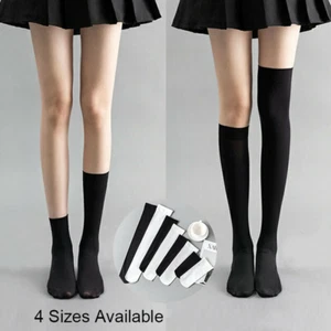 2025 Mujeres Lolita Criada Calcetines Largos Niñas Sexy Encaje Hasta la Rodilla Juegos con disfraces Medias - Imagen 1 de 14