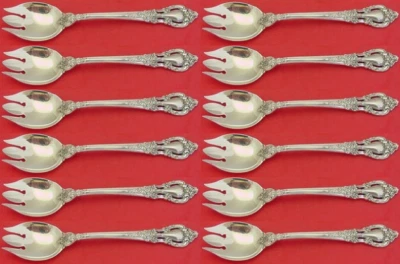 Eloquence by Lunt Sterling Silver Ice Cream Fork 6" Set of 12 - Image 1 of 4