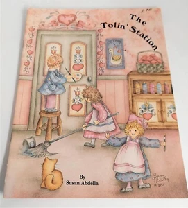 The Tolin' Station Susan Abdella 1990 Gently Used Excellent Decorative Painting - Imagen 1 de 3