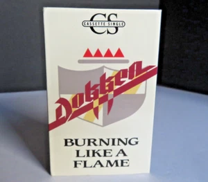 1987 Dokken Burning Like A Flame Lost Behind Single Cassette Tape Elektra/Asylum - Picture 1 of 15
