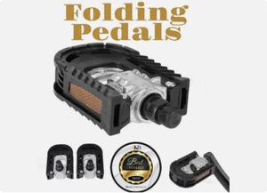 Foldable Bike Pedals Metal Folding Pedals Aluminum Alloy - Picture 1 of 6