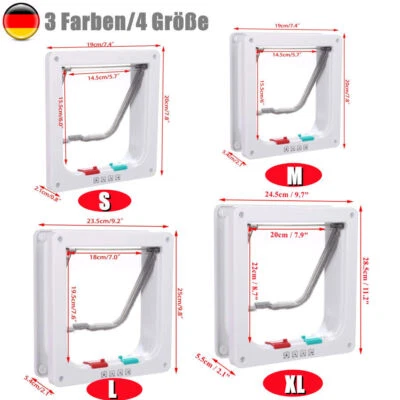 Gattaiola Porta Gatti Cuccia per Cani S-XL Sistema di Controllo Ingresso Cani 4 Vie - Immagine 1 di 4
