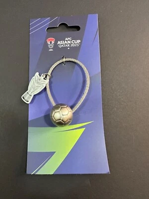 AFC ASIAN FOOTBALL CUP QATAR 2023 - Llavero Trofeo Fútbol - Licencia Oficial Foto 1 de 4
