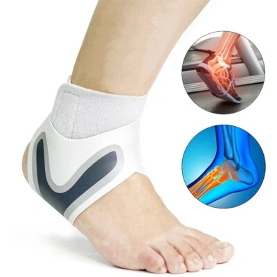 Ankle Support Compression Ankle Brace Elastic Sprain Strap Plantar Fasciitis Gym - Image 1 of 4
