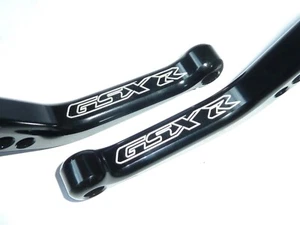 SUZUKI GSXR1000 2007-2008 K7-K8 BRAKE & CLUTCH LEVERS BLACK RACE TRACK ROAD - Picture 1 of 9